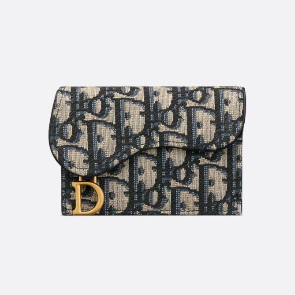 Dior Saddle Bloom Card Holder